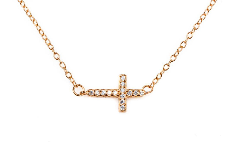 Sideways Cross Necklace2