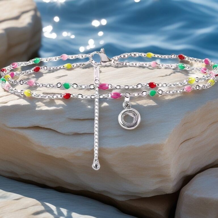 birthstone anklet
