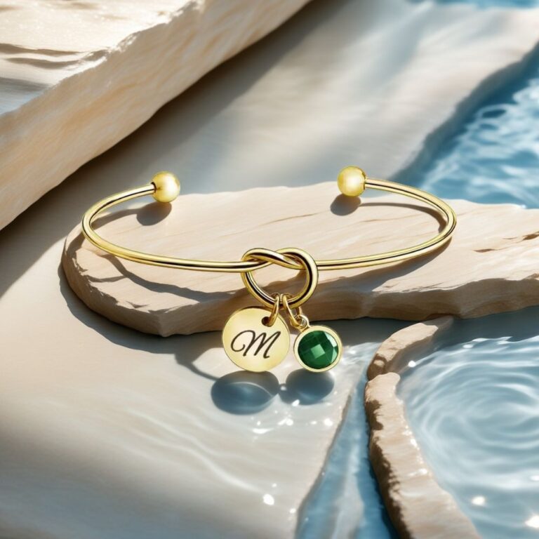 birthstone charm bracelet