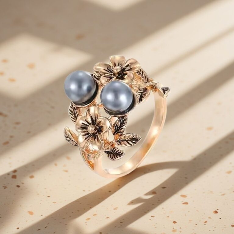 black pearl ring