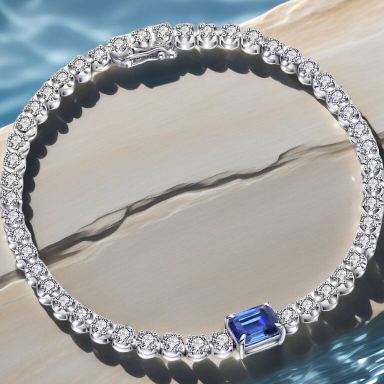 blue sapphire bracelet