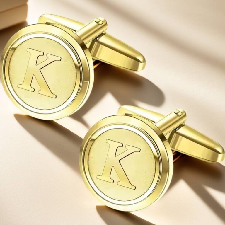 brass cufflinks