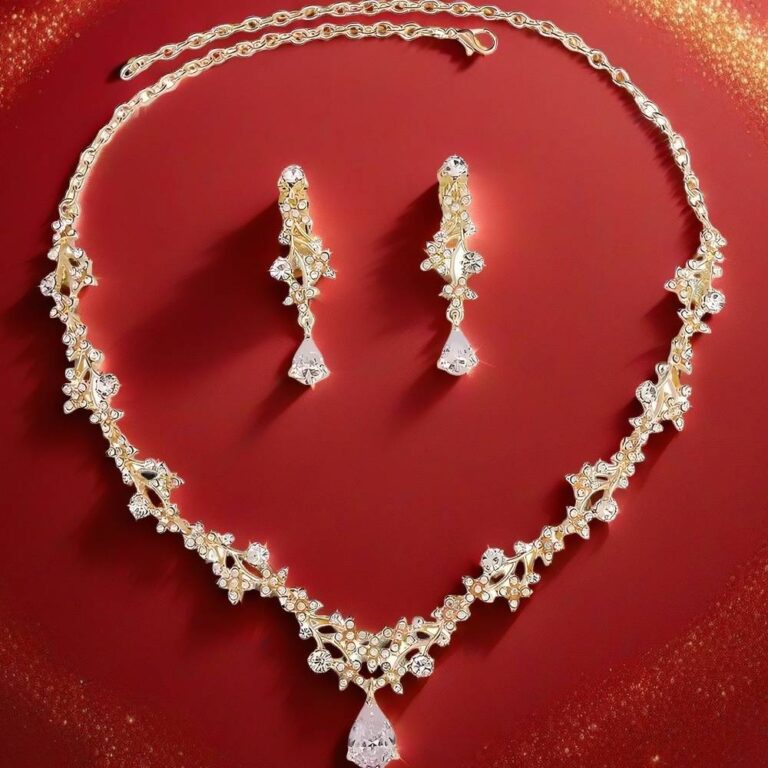 bridal necklace set