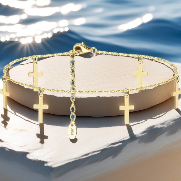 cross anklet