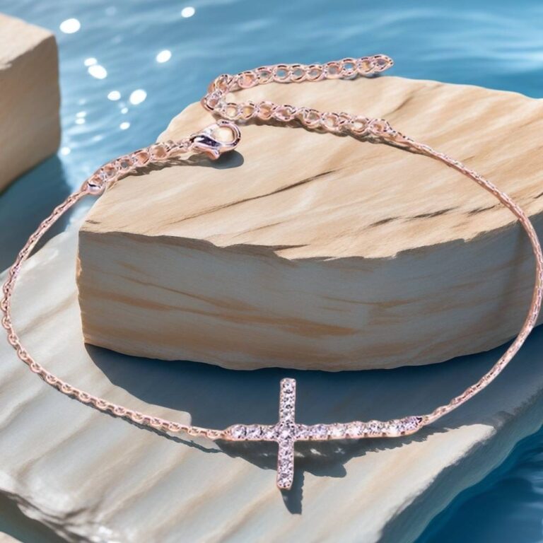 cross anklet