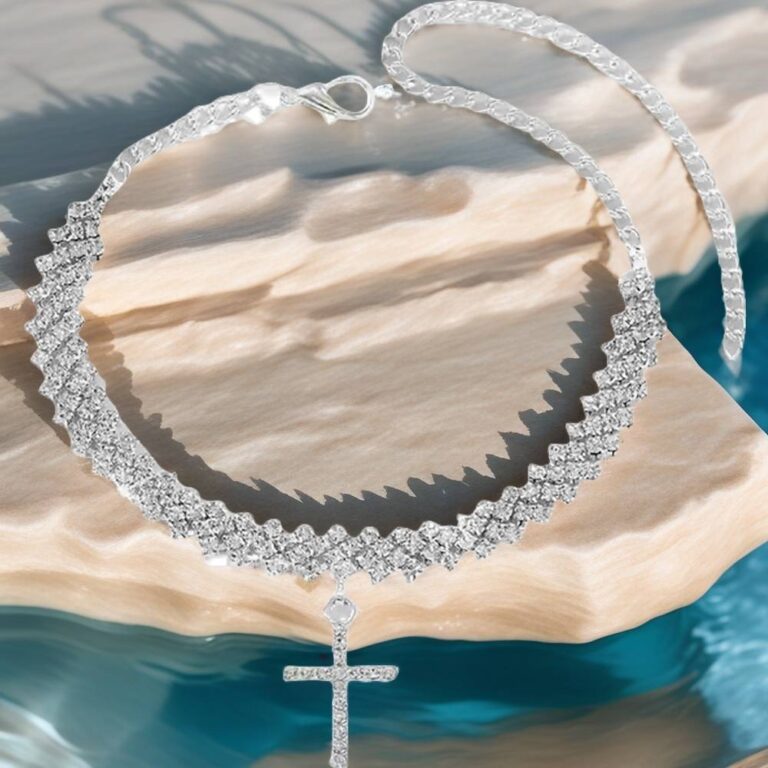 cross anklet