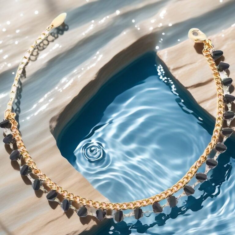 crystal ankle bracelets