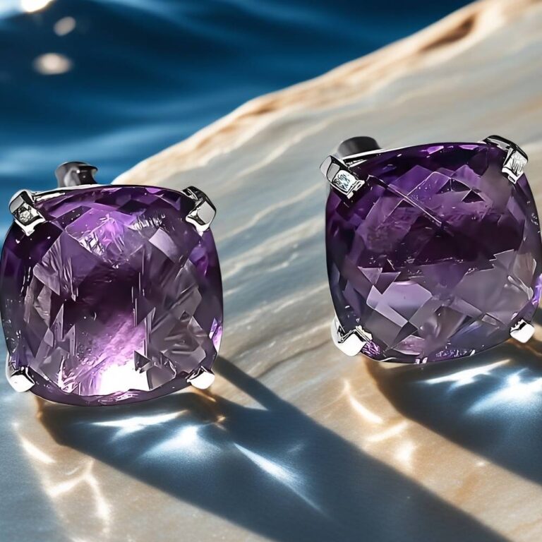 crystal cufflinks