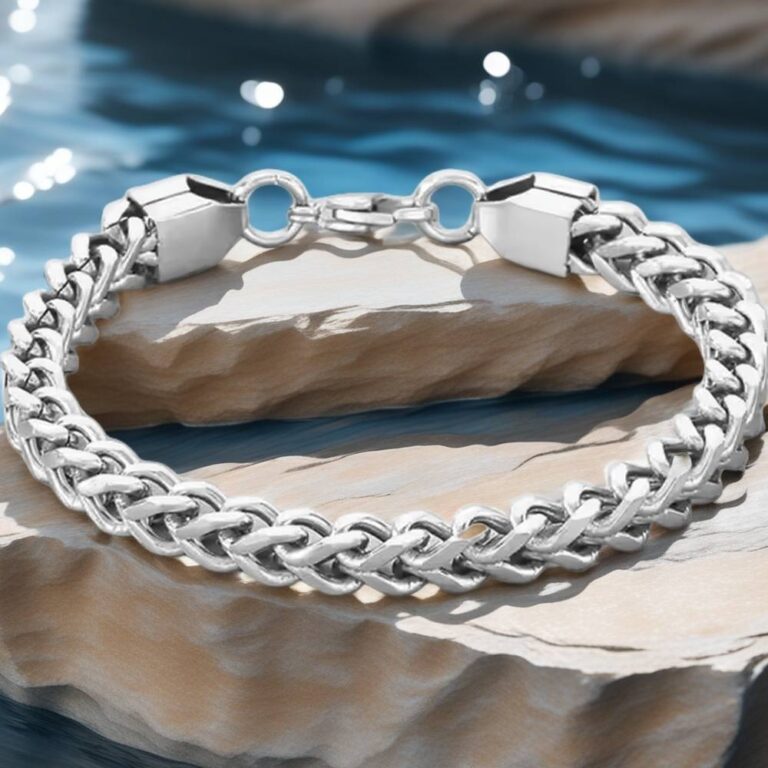 cuban link ankle bracelet