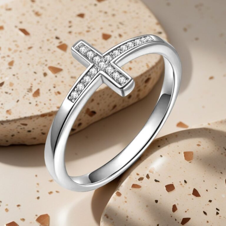 diamond cross ring