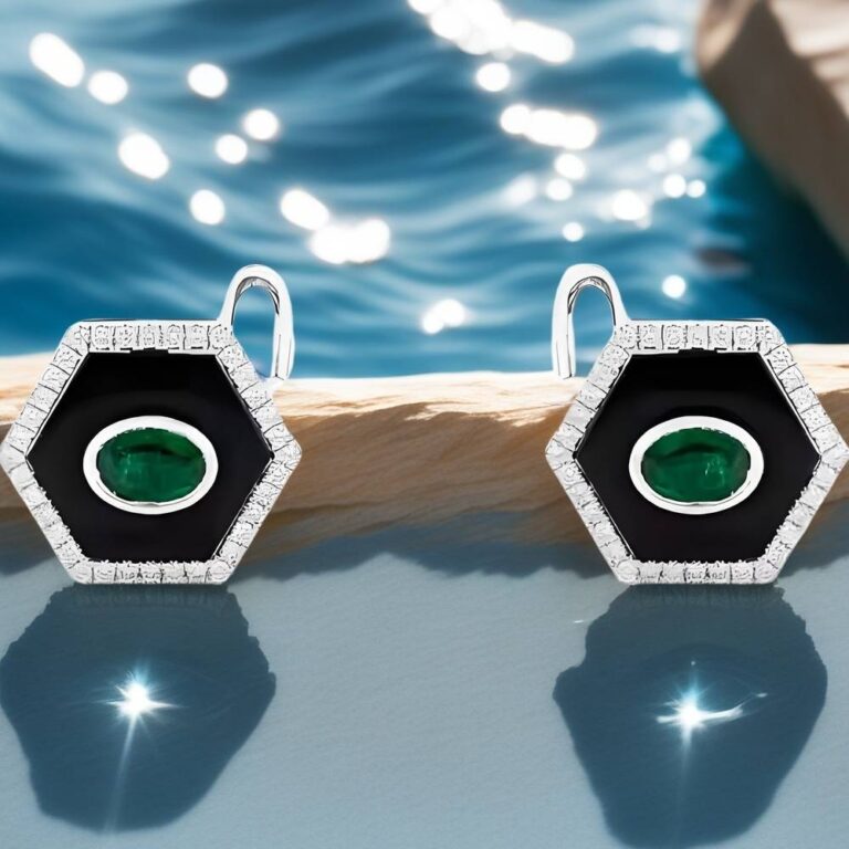 diamond cufflinks