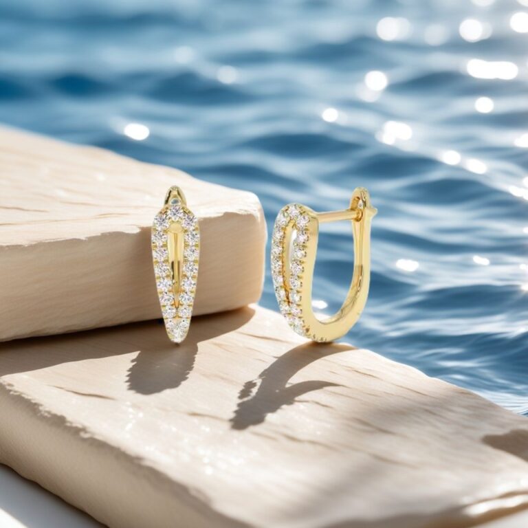 diamond solitaire earrings