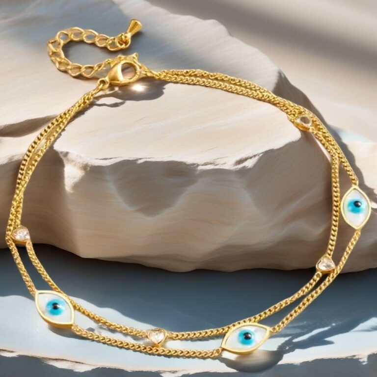 evil eye anklet
