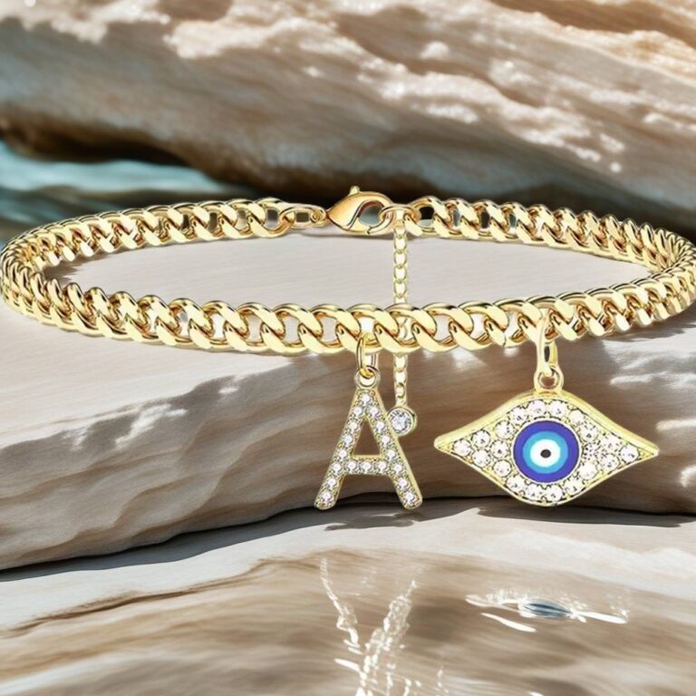 evil eye anklet