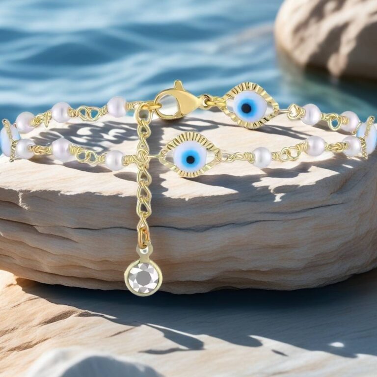 evil eye anklet