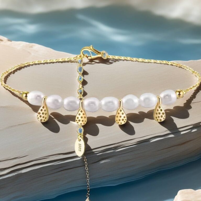 freshwater pearl anklet