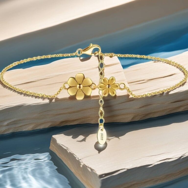 gold anklet