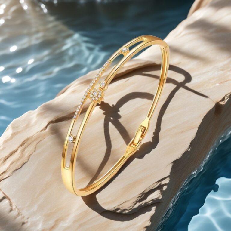 gold bangle bracelet