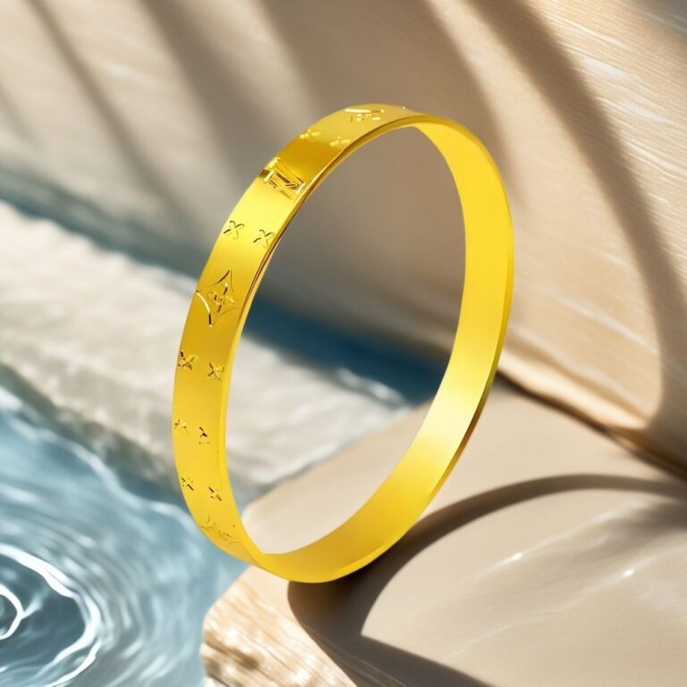 gold bangle bracelet