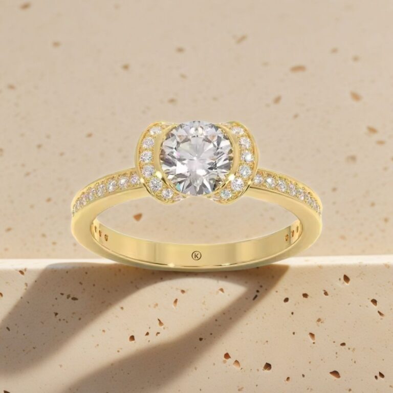 gold diamond ring