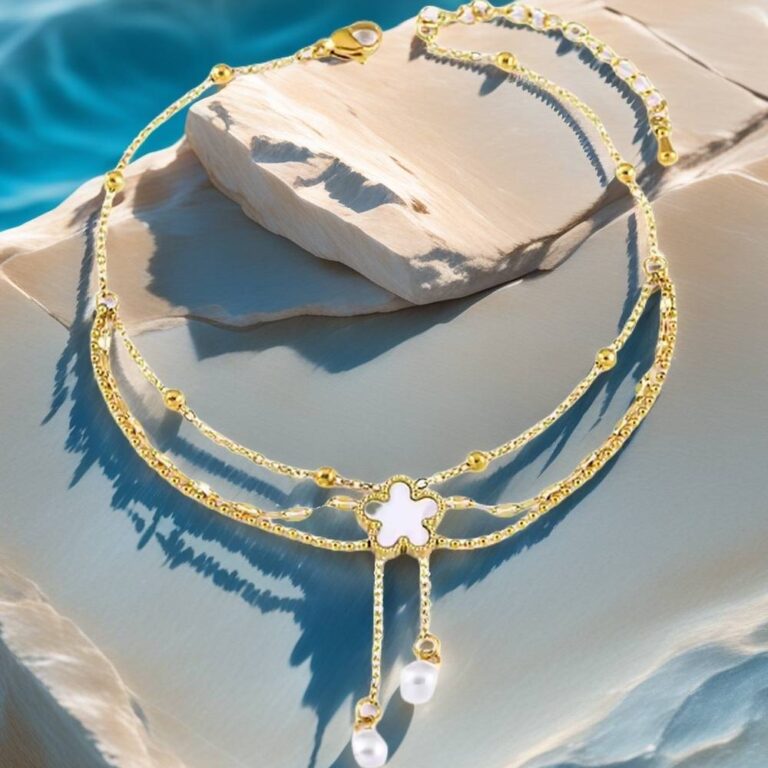 pearl anklet
