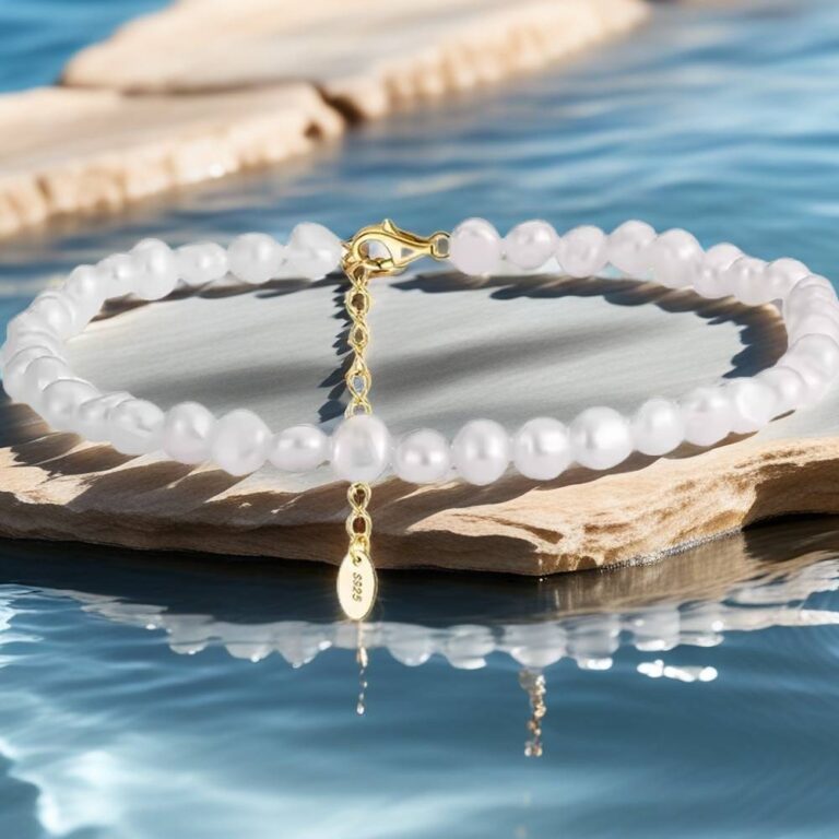 pearl anklet bracelet