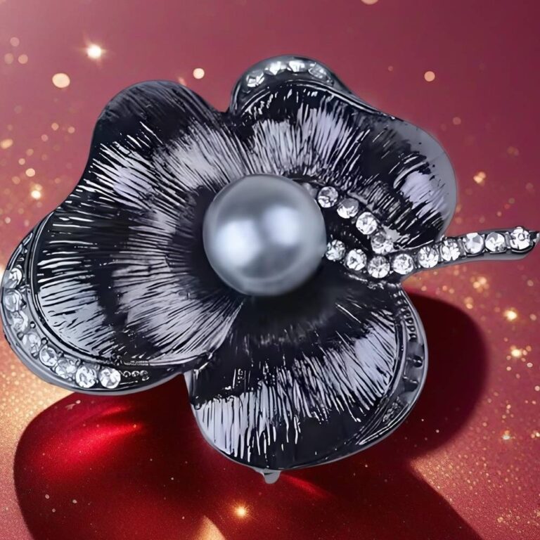 pearl brooch
