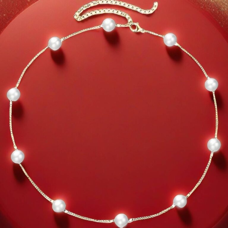 pearl choker necklace