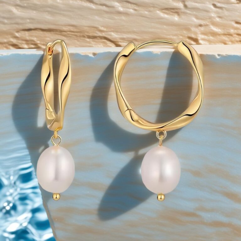 pearl earrings