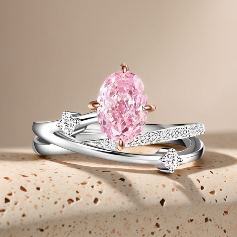 pink diamond ring
