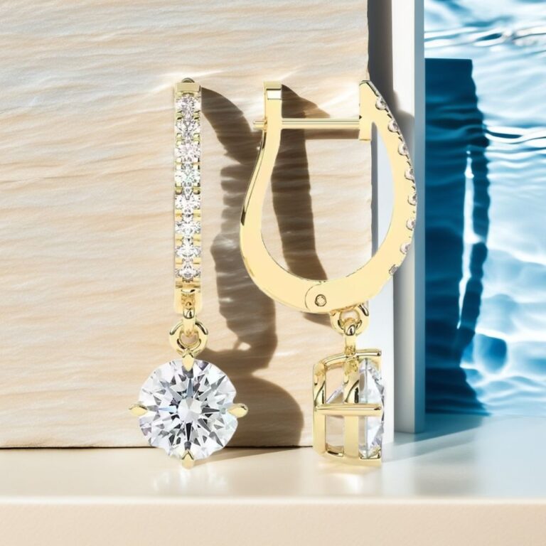 real diamond earrings