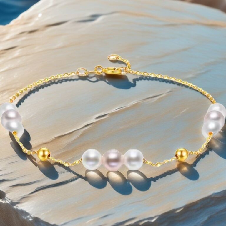 real gold ankle bracelet