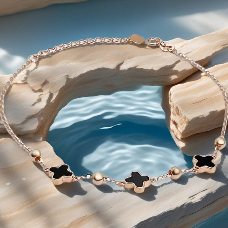 real gold ankle bracelet