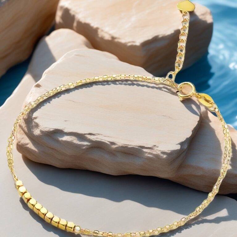 real gold anklet