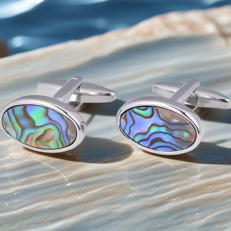 real pearl cufflinks