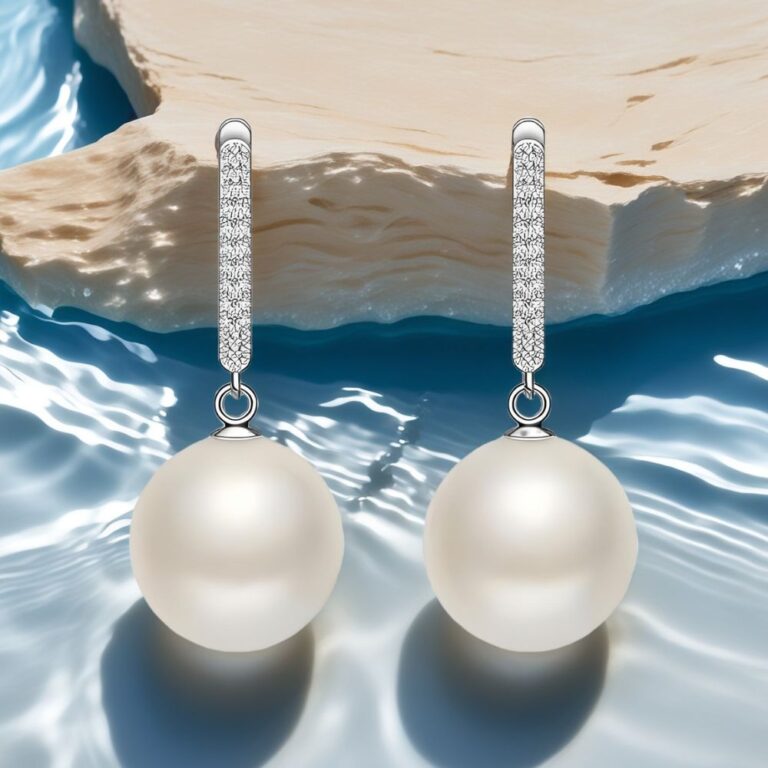 real pearl earrings