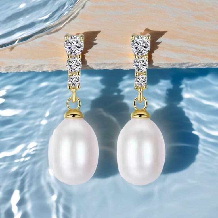 real pearl earrings