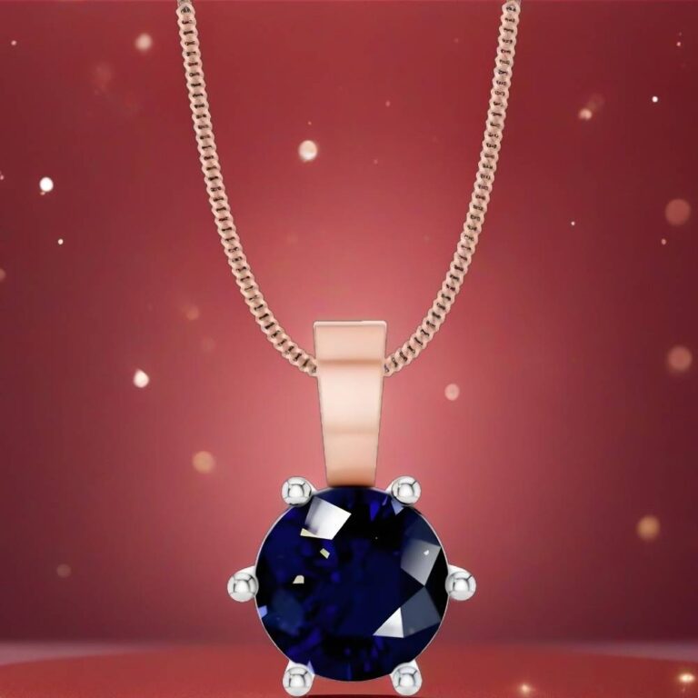 sapphire necklace
