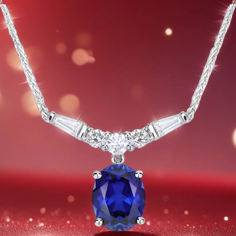 sapphire necklace