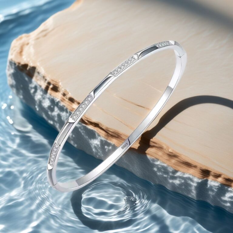 silver bangle bracelets