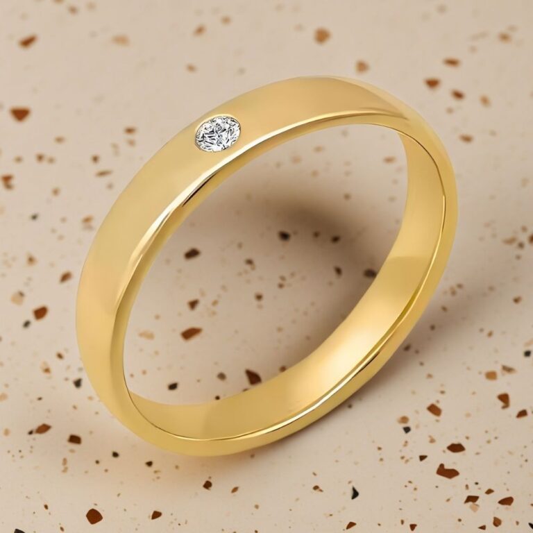 solid gold ring
