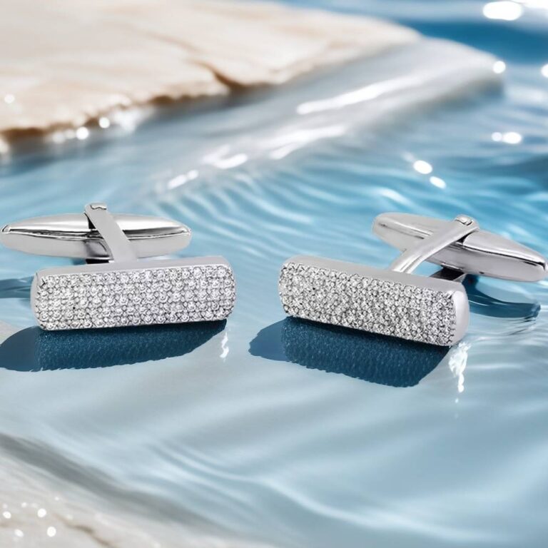 solid silver cufflinks