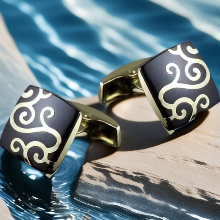 stainless steel cufflinks