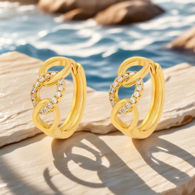 stainless steel hoop earrings