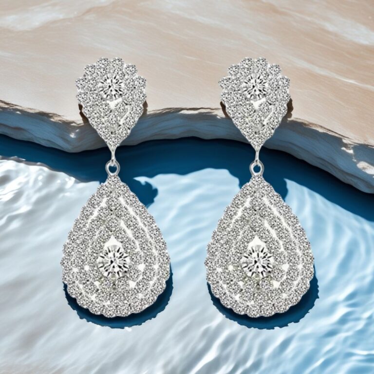 statement earrings wedding