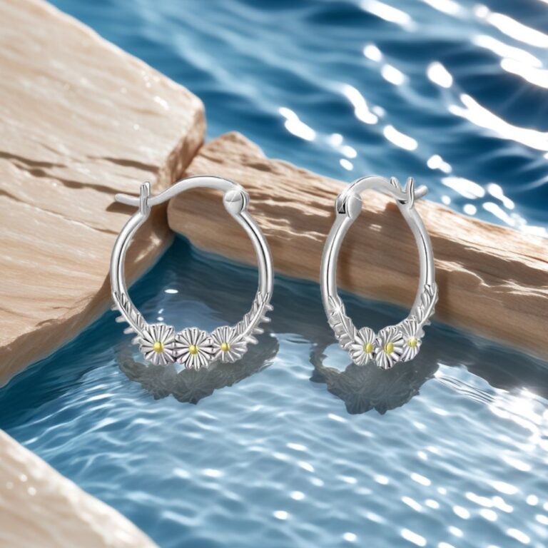 sterling silver hoops