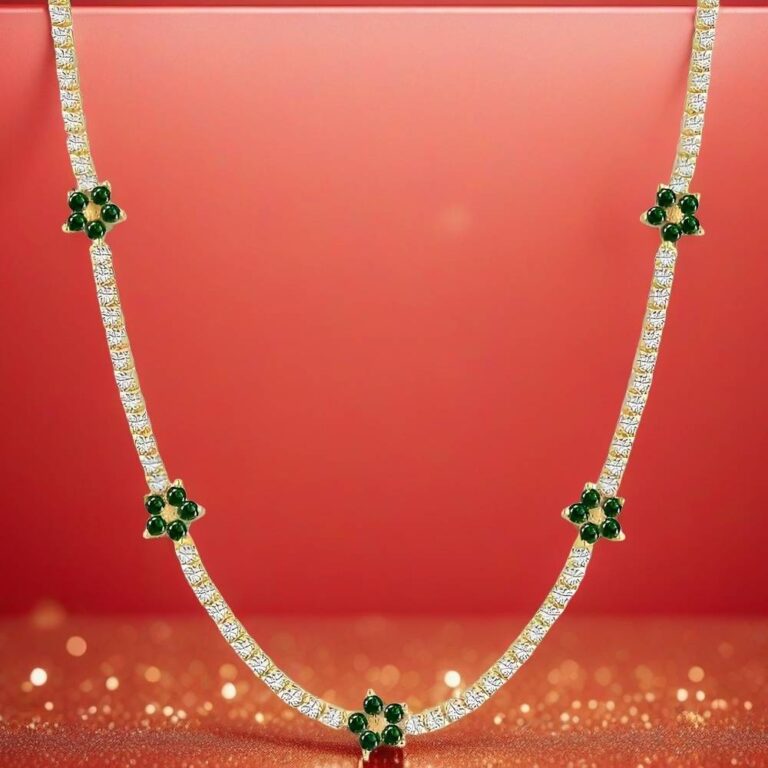 tennis bracelet necklace