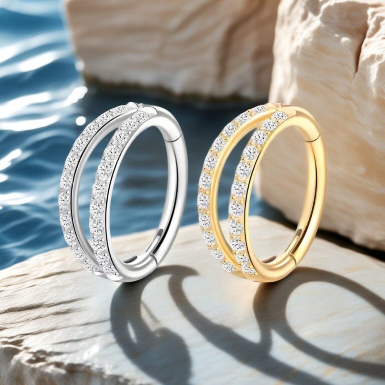 titanium hoop earrings