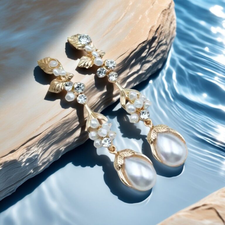 wedding earrings for bride